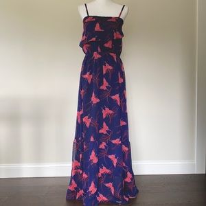 Express Butterfly Maxi Dress